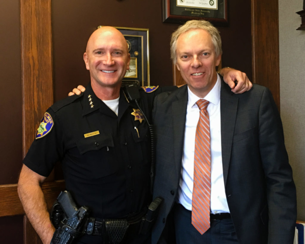 Salinas Police Chief Kelly McMillin, Spencer Critchley, 2017