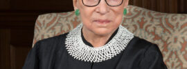 Ruth Bader Ginsburg portrait via Wikimedia Commons